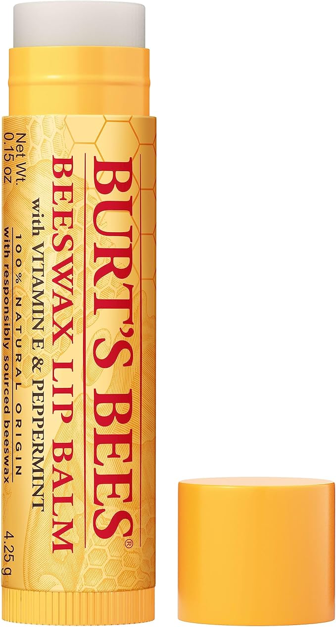 Burt's Bees Beeswax Lip Balm 4.25g with vitamin E and peppermint