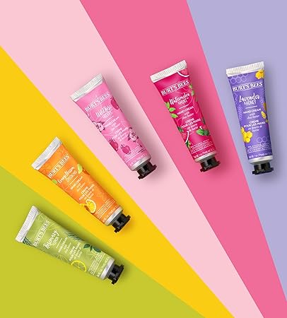 Burt's Bees Orange Blossom Hand Cream tube with natural ingredients