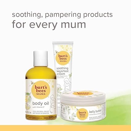 Burt's Bees Mama Bee soothing leg and foot creme tube with applicator