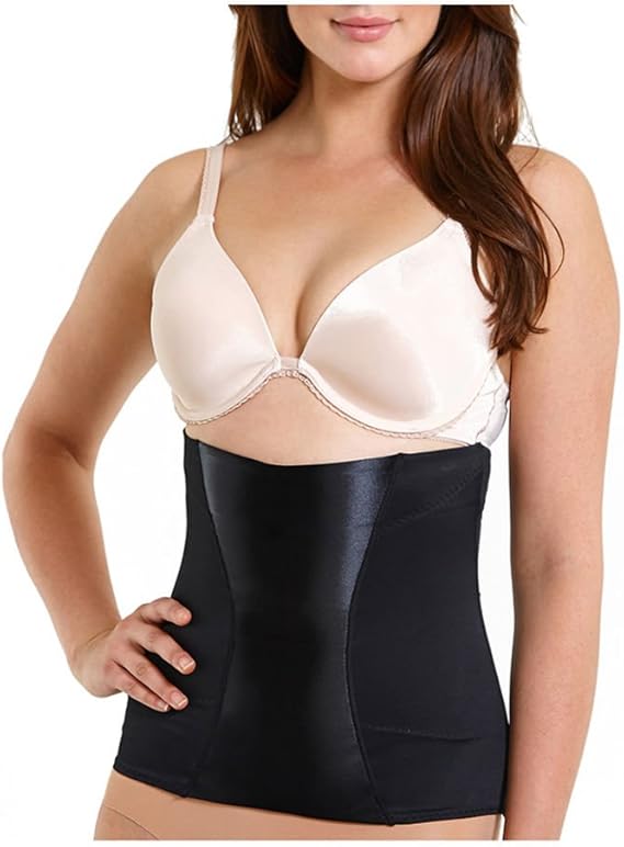 Maidenform black Easy-Up pull-on waist nipper shaping garment for women