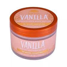 Tree Hut Vanilla Whipped Shea Body Butter 8.4oz jar with orange lid