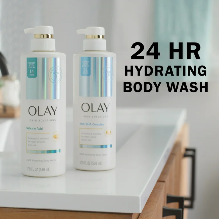 Olay Skin Solutions Body Wash with Salicylic Acid 530ml pump bottle