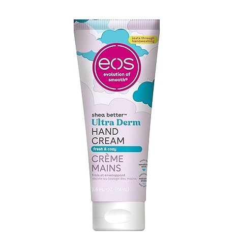 eos Ultra Derm Fresh and Cozy hand cream 2.5oz tube