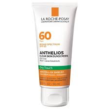 La Roche Posay Anthelios SPF 60 clear skin dry touch face sunscreen 90ml tube