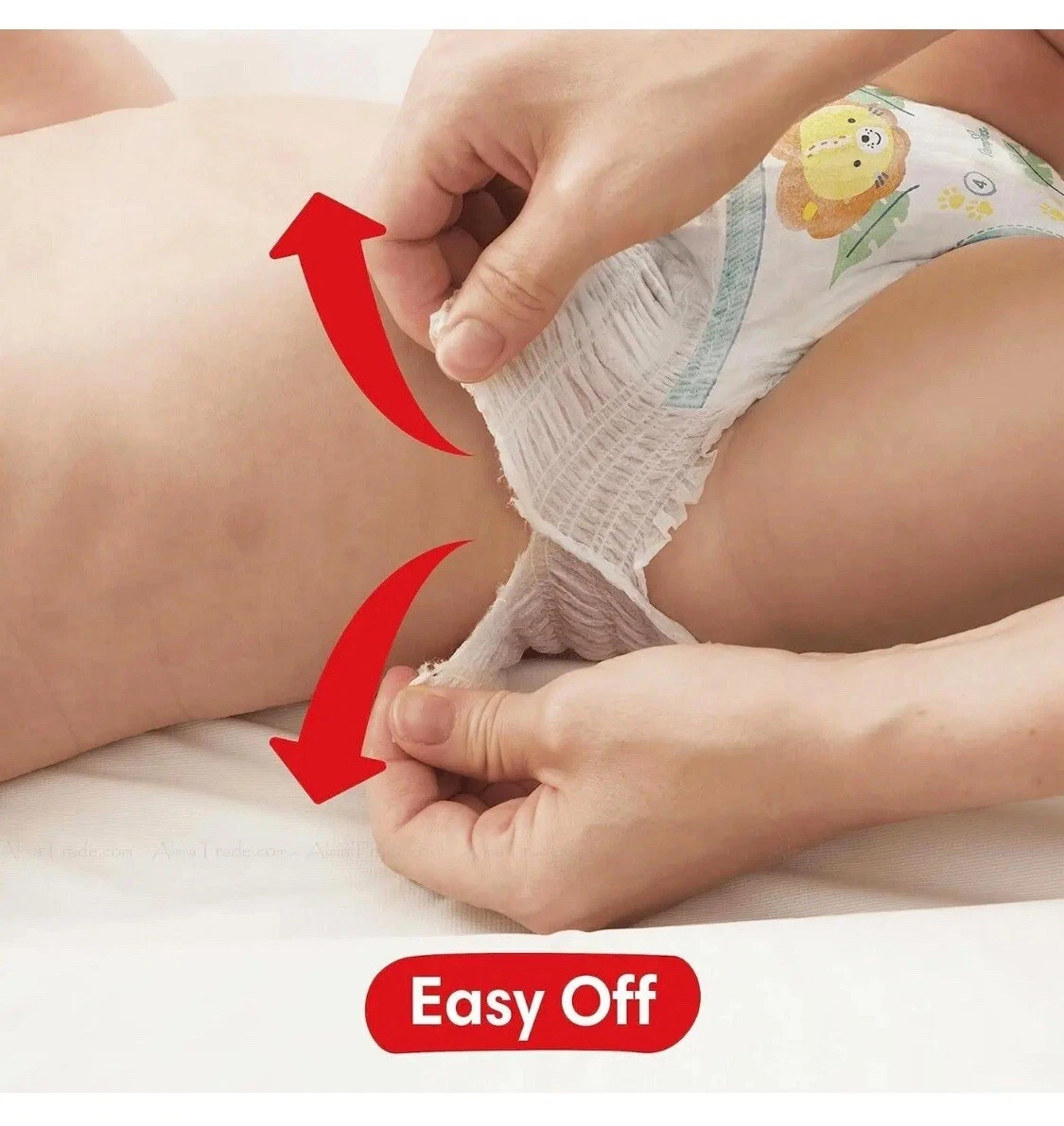 Pampers Baby-Dry Nappy Pants Size 8, 117 count, 19kg plus weight range