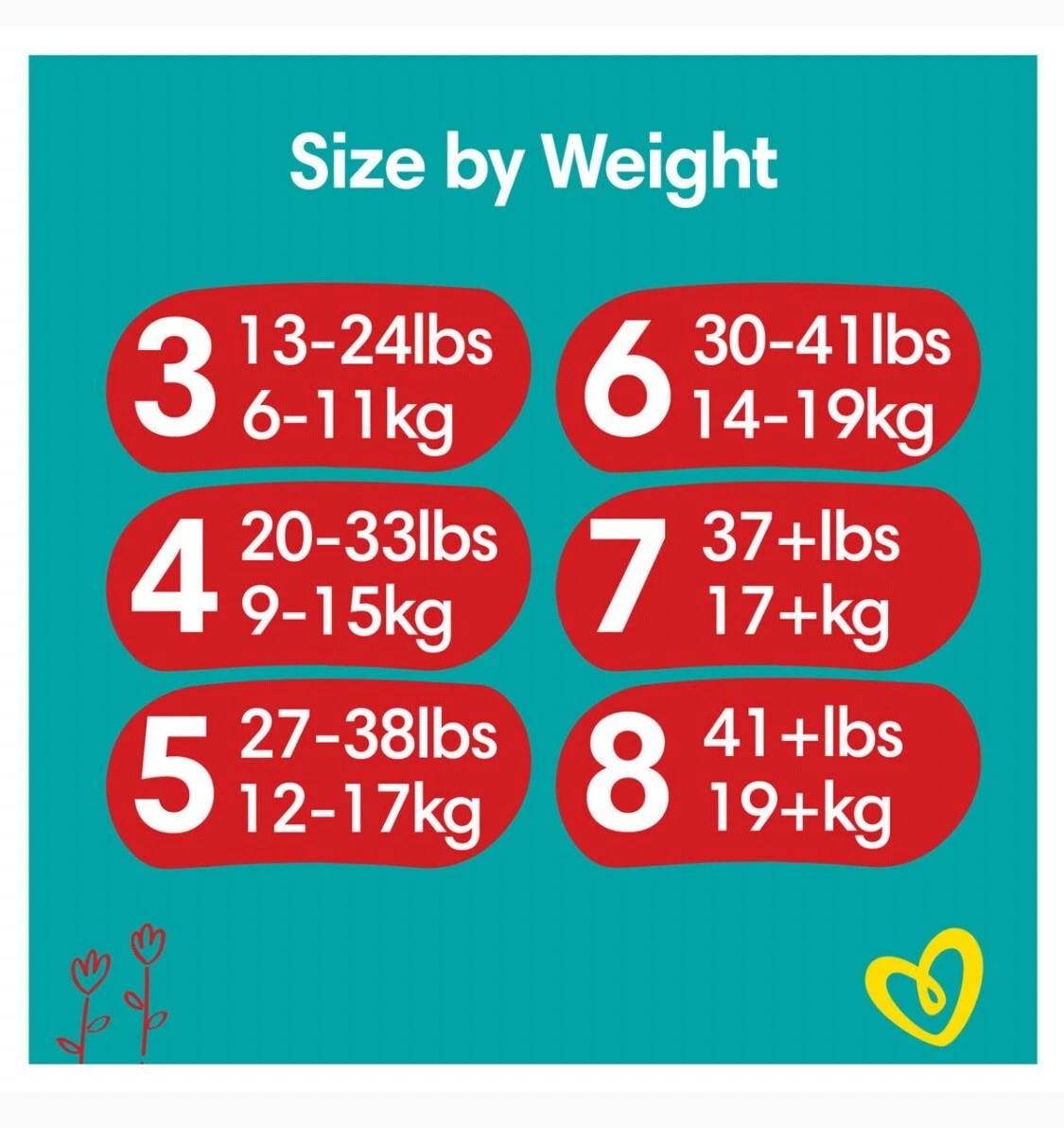 Pampers Baby-Dry Nappy Pants Size 8, 117 nappies, 19kg plus