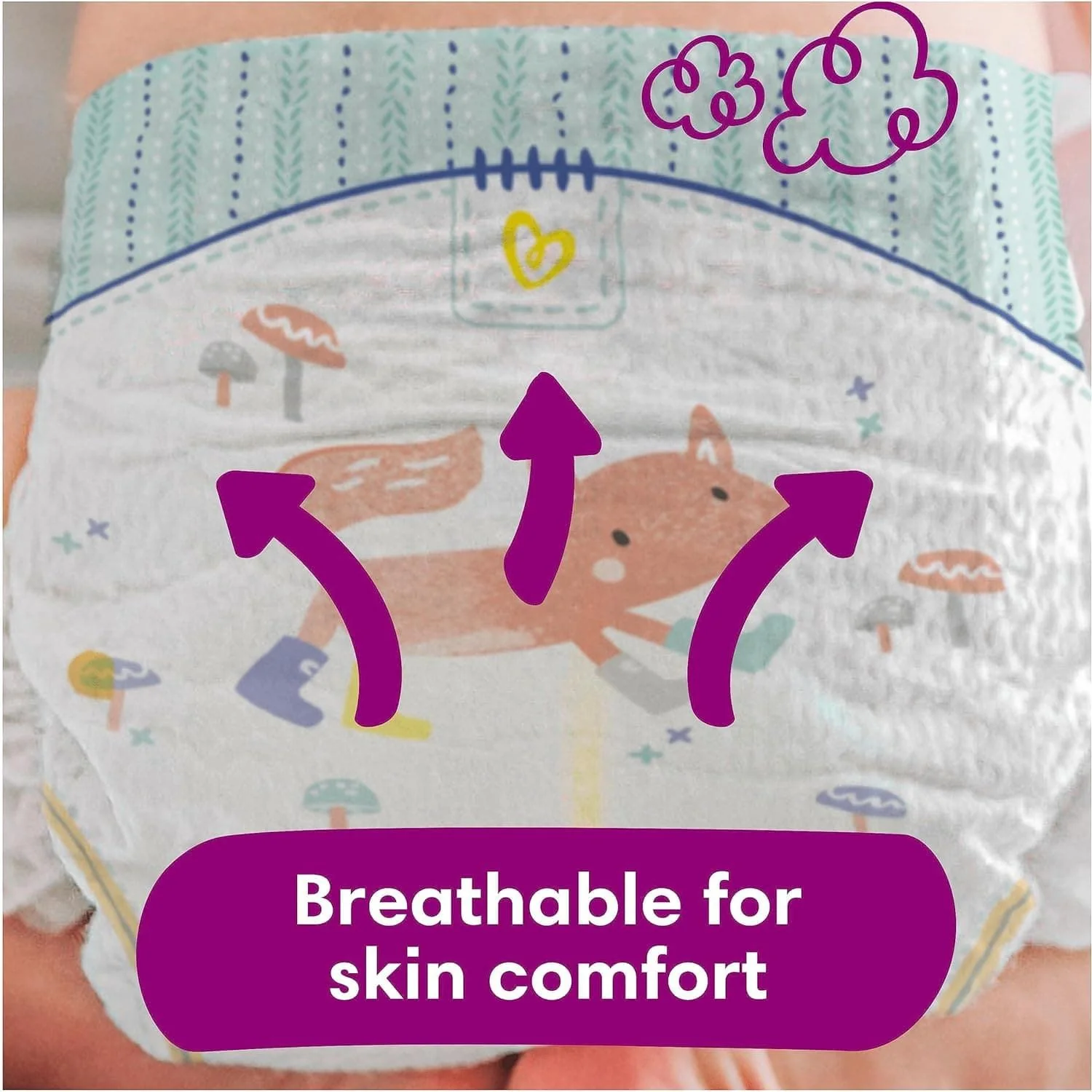 Pampers Baby-Dry Nappy Pants Size 8, 117 pack, 19kg plus