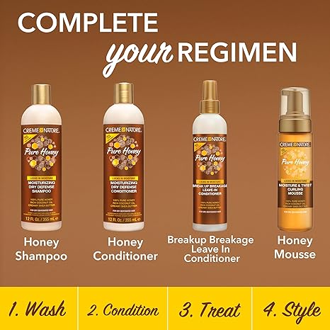 Creme of Nature Honey Break Up Breakage Leave In Conditioner 236ml spray bottle