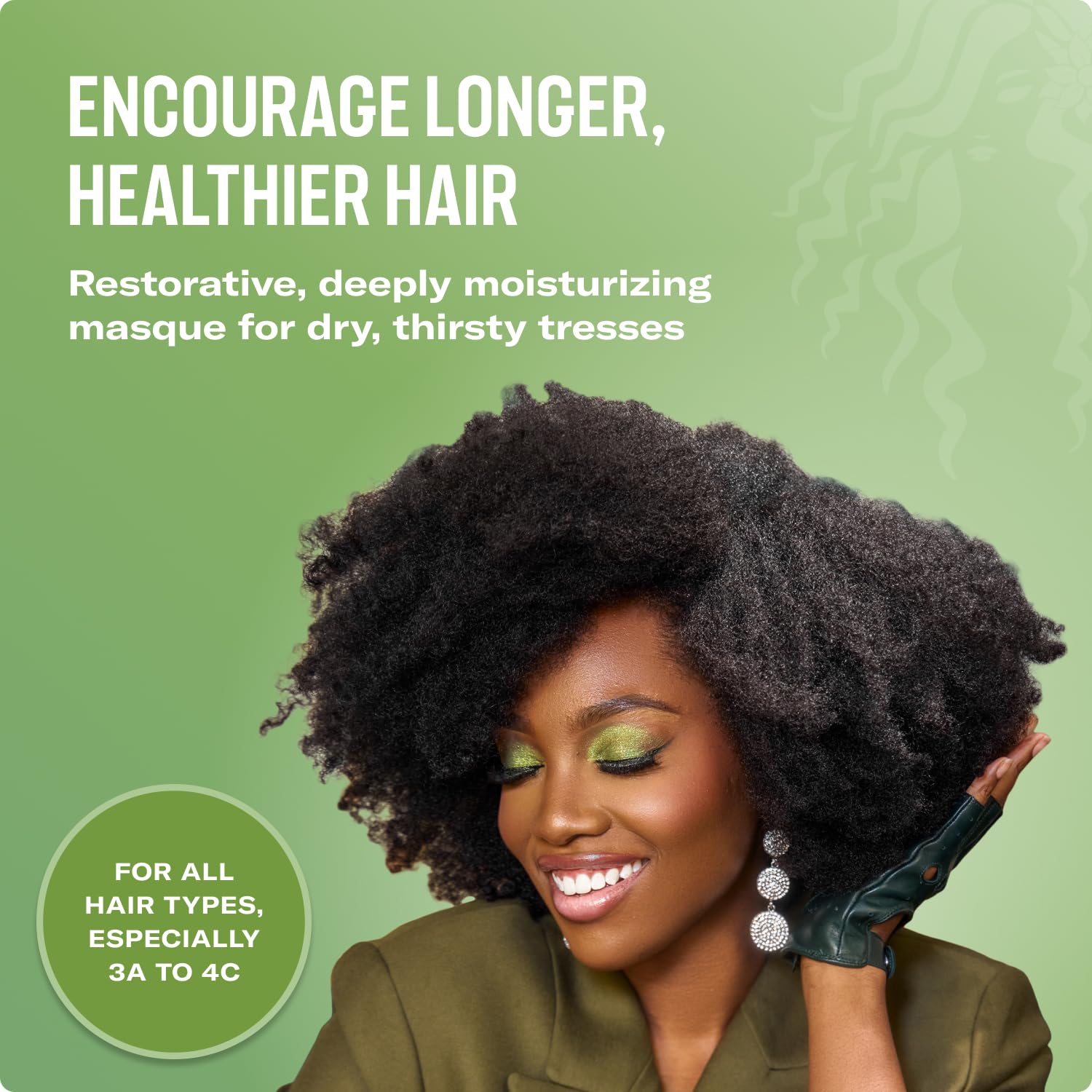 Mielle Organics Rosemary Mint Strengthening Hair Masque 12oz bottle