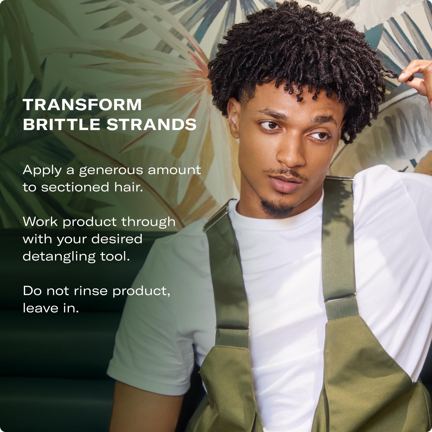 Mielle Organics Rosemary Mint Strengthening Leave-In Conditioner hair treatment