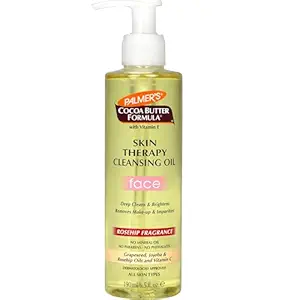 Palmer's Skin Therapy Cleansing Oil face wash with pump dispenser