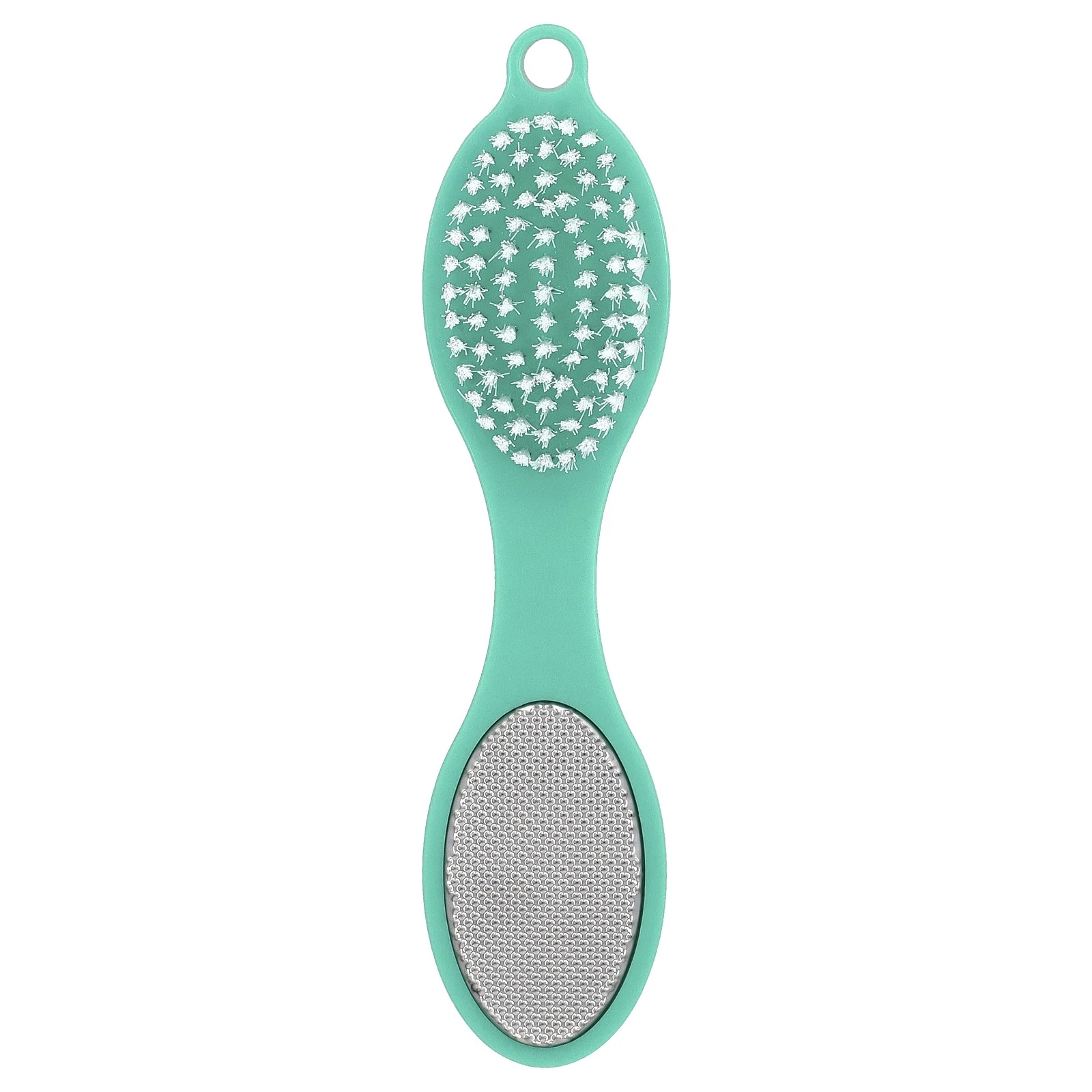 Clean Logic turquoise 4-in-1 foot buffer with multiple buffing surfaces