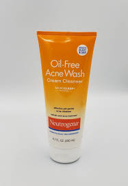 Neutrogena Oil-Free Acne Wash Daily Scrub cream cleanser 4.2oz tube