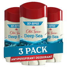 Old Spice Deep Sea antiperspirant deodorant men 2.6 oz three pack