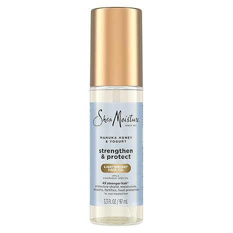 SheaMoisture Strengthen & Protect Oil Manuka Honey & Yogurt 3.3 oz bottle