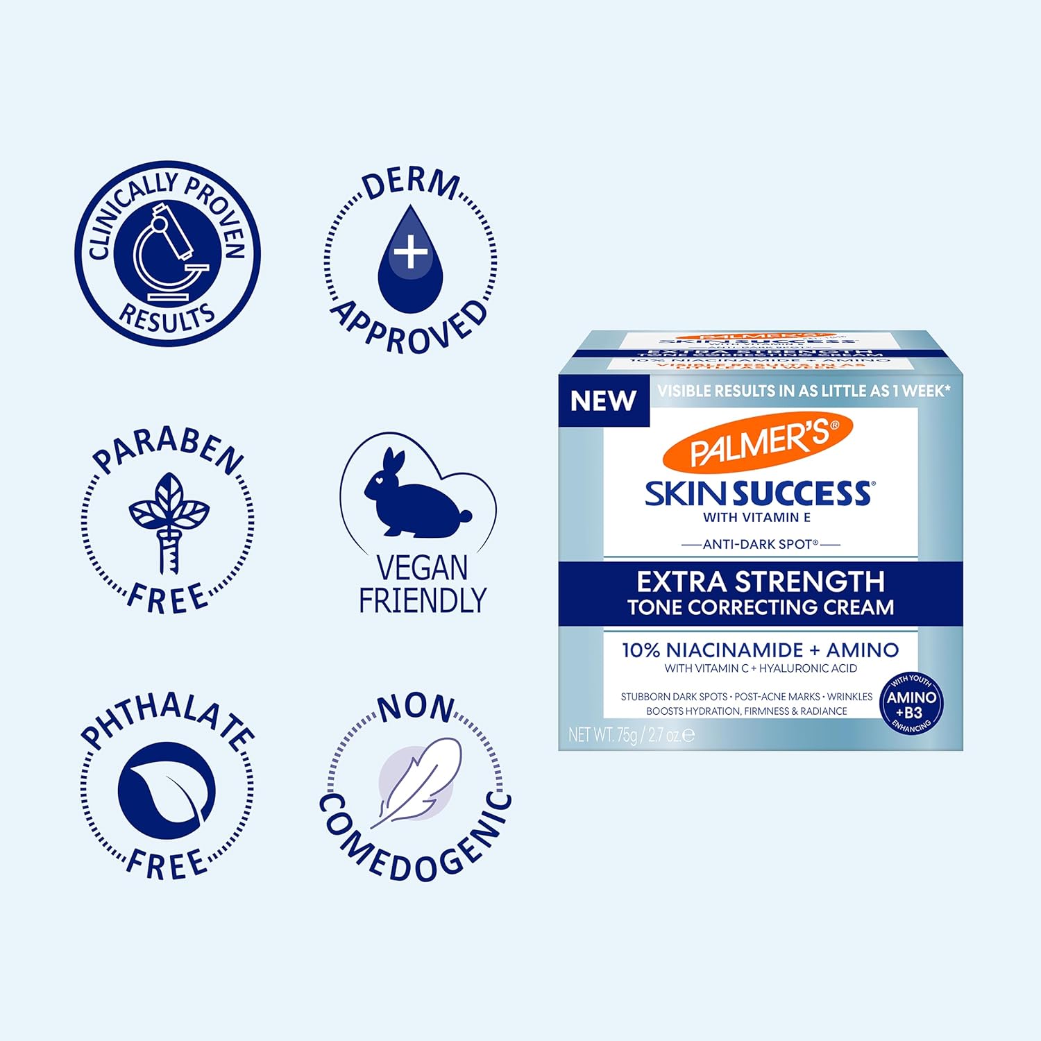 Palmer's Skin Success Extra Strength Tone Correcting Cream 75g jar