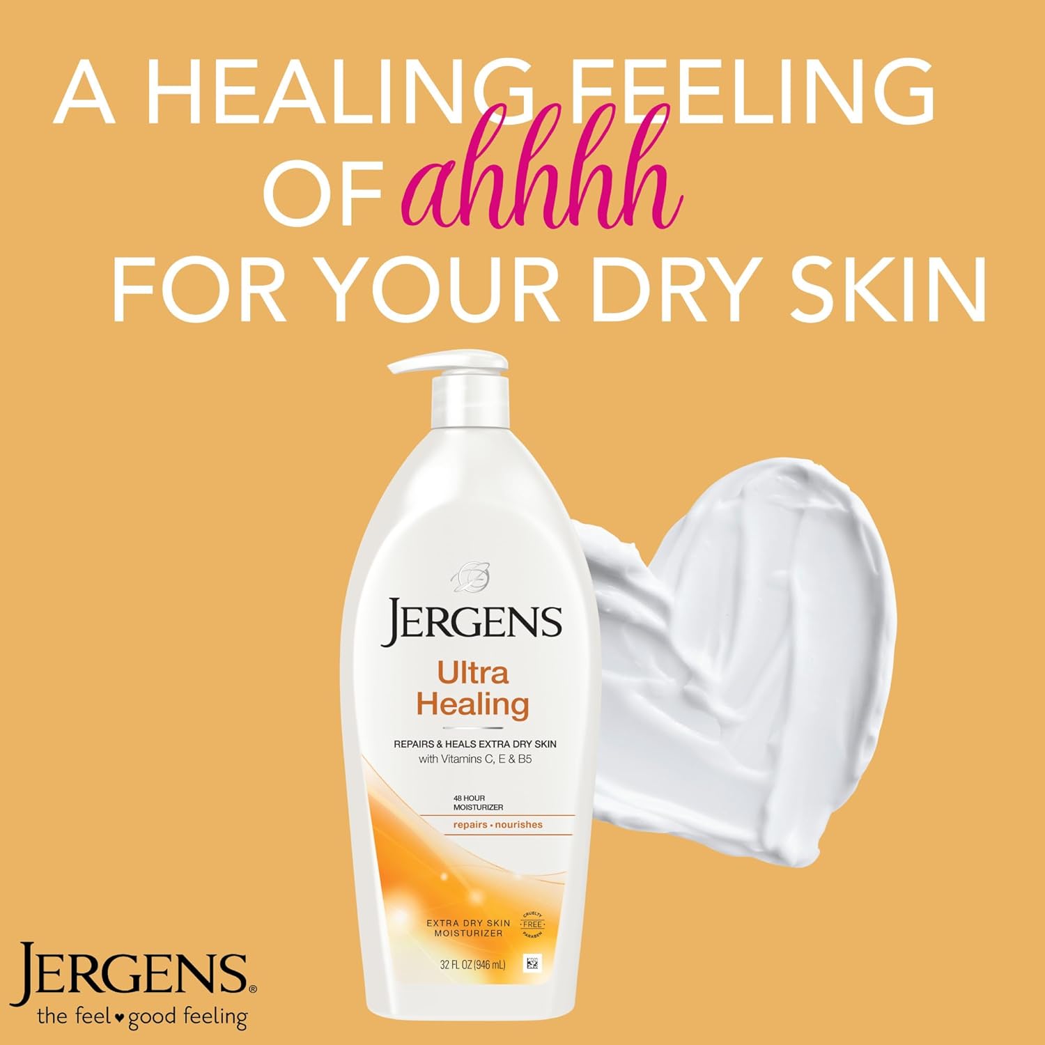 Jergens Ultra Healing 21oz fragrance-free moisturiser for extra dry skin