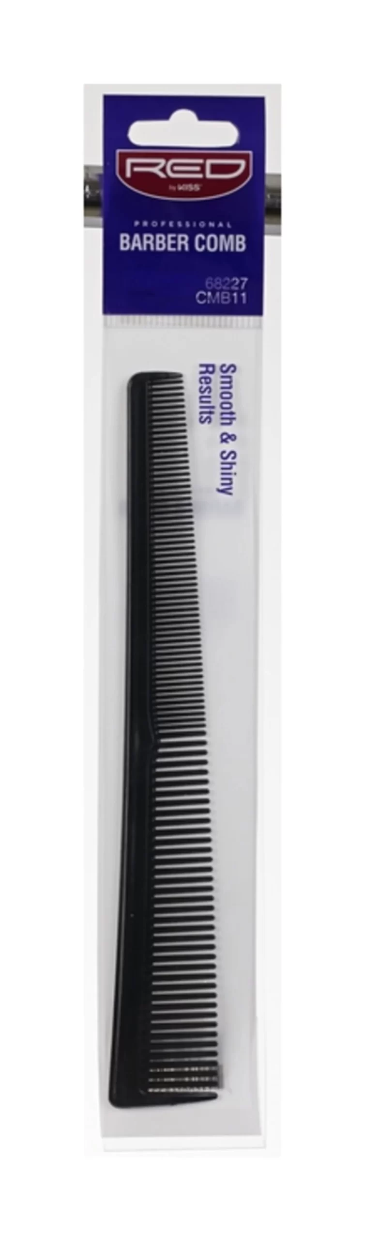 RED by Kiss professional black barber comb with smooth and shiny results