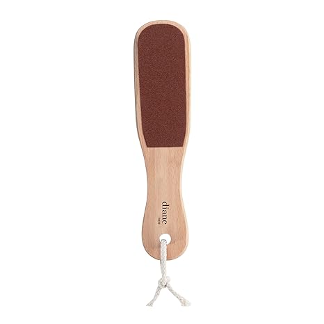 Diane two-sided foot file wooden 10 inch brown sanding surface