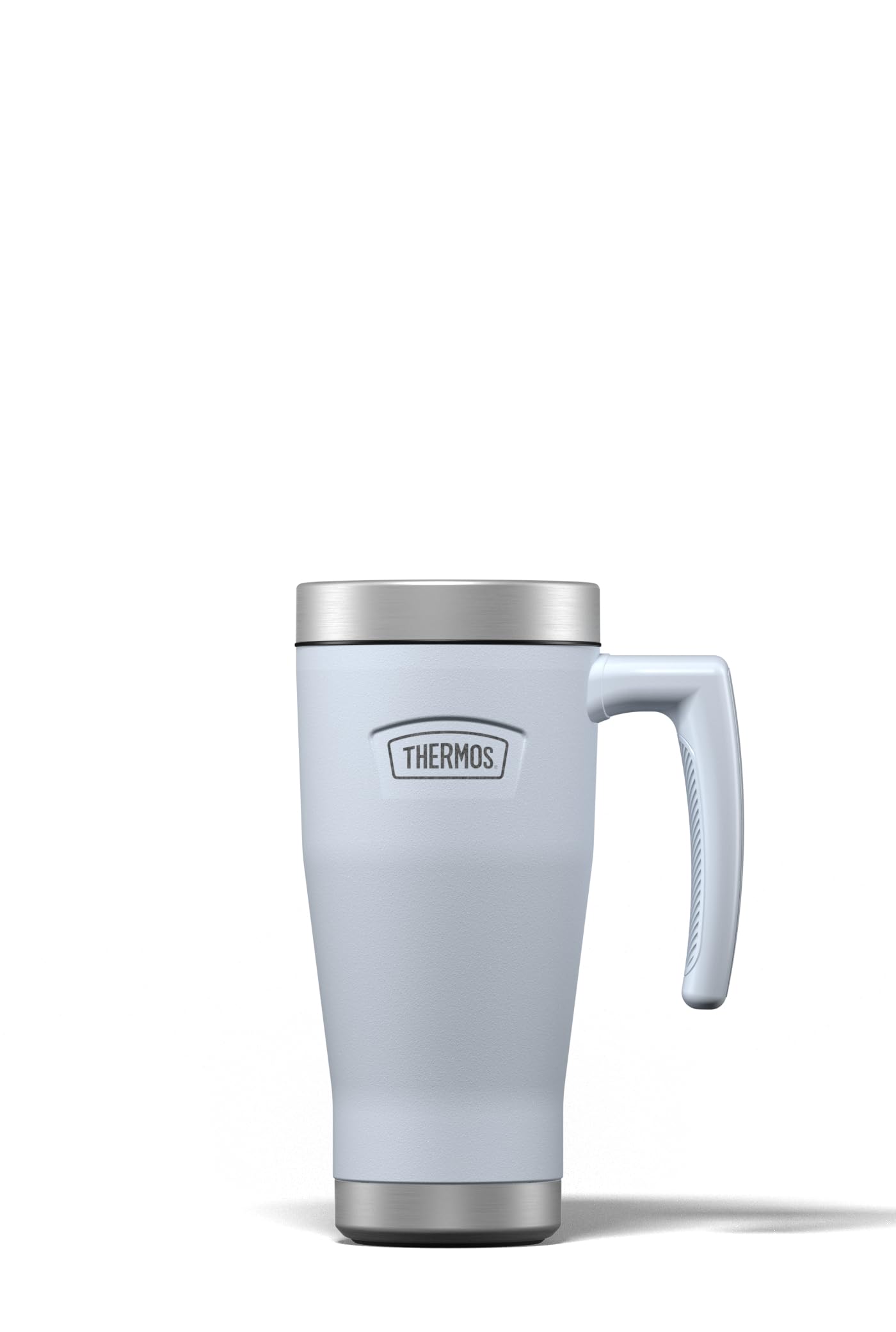 Thermos Icon 470ml thermal travel mug Herbbelle blue with handle