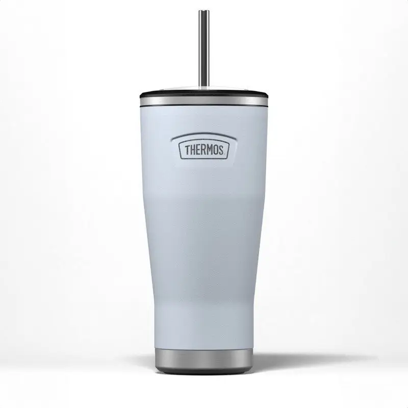 Thermos Icon cold cup 710ml pale blue with straw included