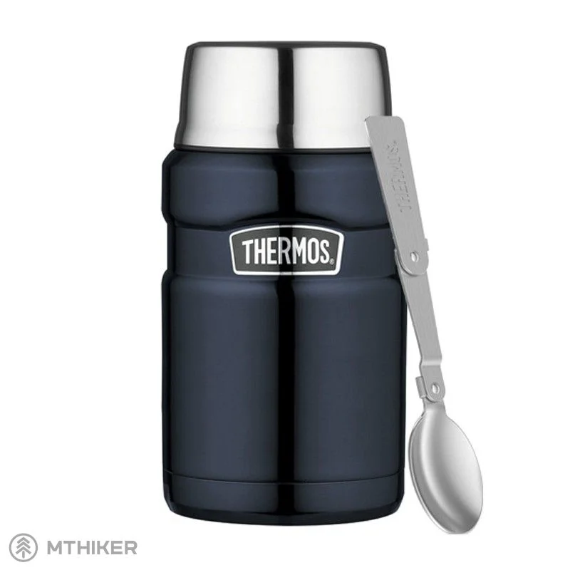 Thermos Icon Food Thermal flask 710 ml dark blue with spoon
