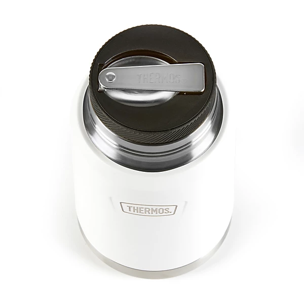 Thermos Icon food thermal flask 710ml white with black lid