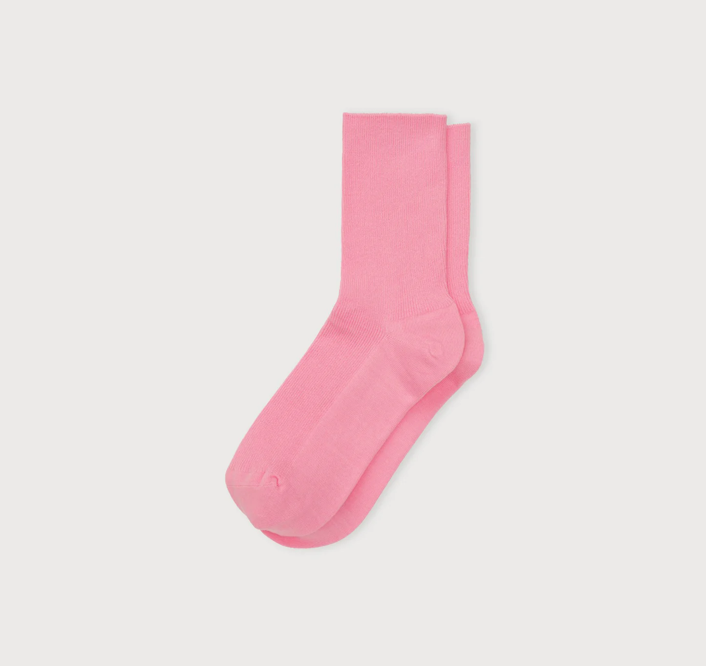 George pink ribbed cotton rich socks five pack 12-24 months