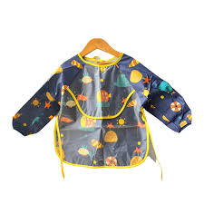George Baby ipack coverall bib unisex navy with yellow trim