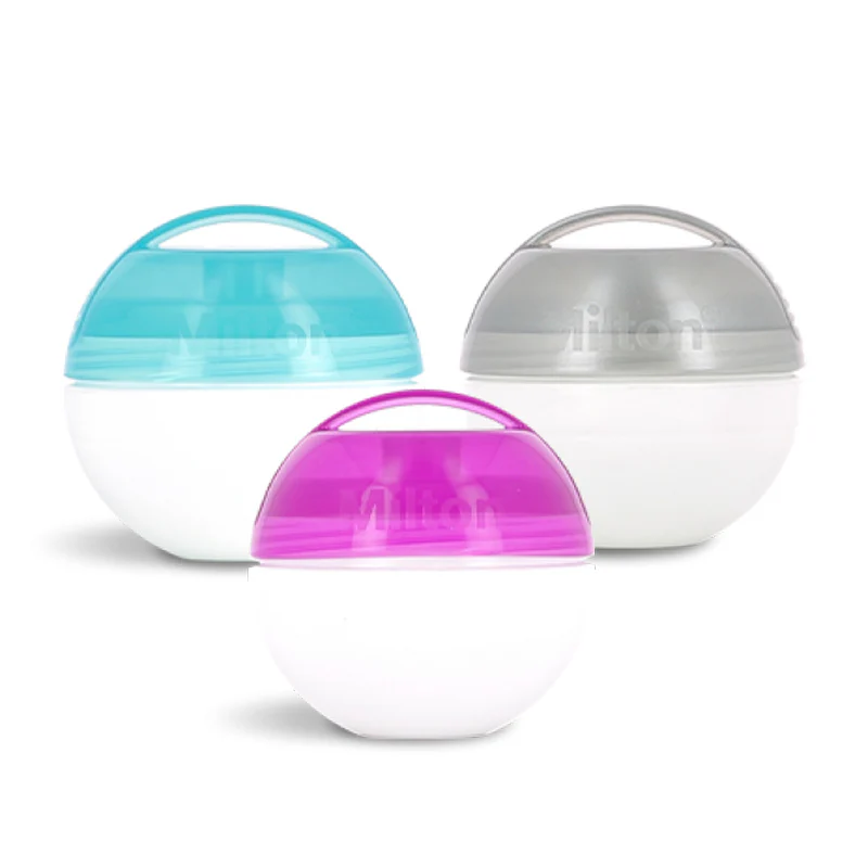Milton Mini Soother Steriliser silver compact baby dummy sanitiser
 
Milton Mini Soother Steriliser silver compact baby dummy sanitiser