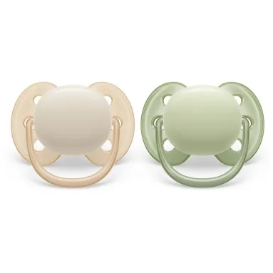 Philips Avent Ultra Soft Soother 0-6 months boy pack of two pacifiers