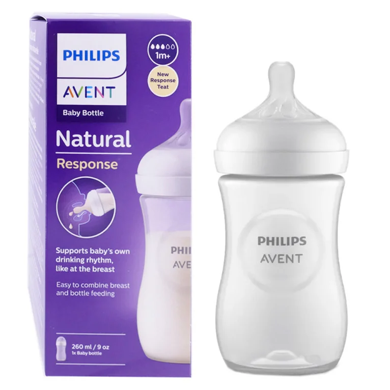 Philips Avent Natural Response 3.0 baby bottle 260ml white with teat