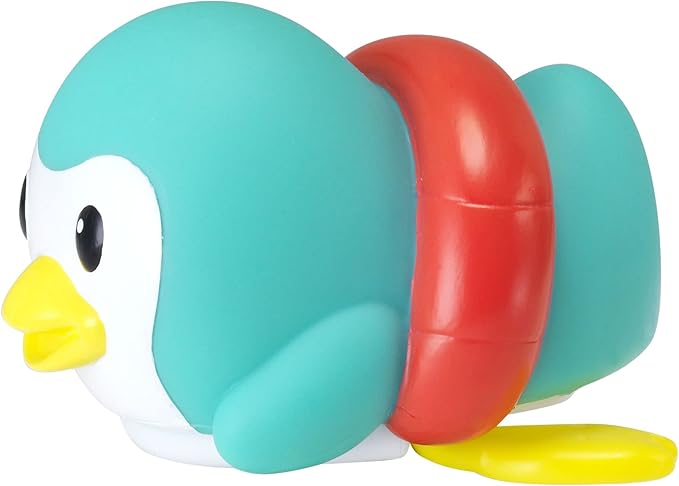 Infantino Kick and Swim Bath Pal penguin baby bath toy turquoise
