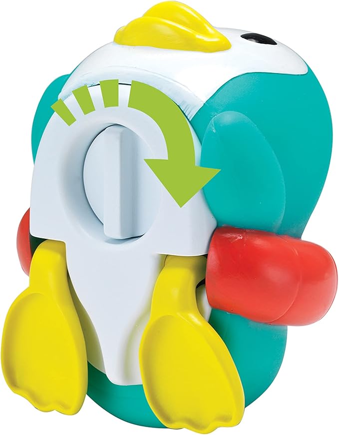 Infantino Kick & Swim Bath Pal Penguin colourful bath toy for babies