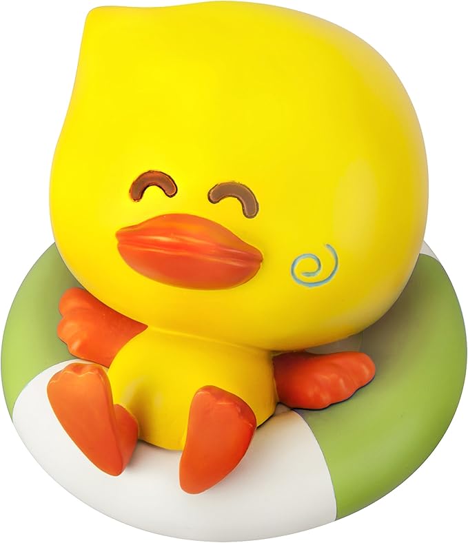 Infantino yellow duck bath temperature tester toy for babies