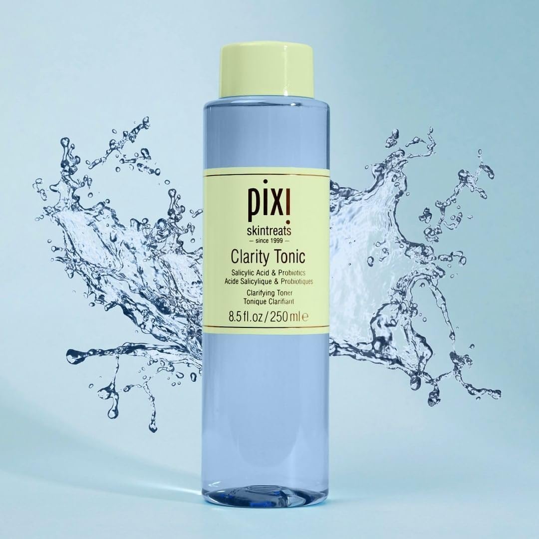 PIXI Clarity Tonic skincare treatment 250ml bottle with salicylic acid