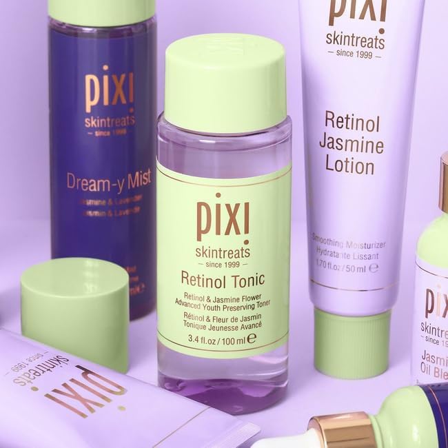PIXI Retinol Tonic 100ml facial toner with jasmine flower and retinol