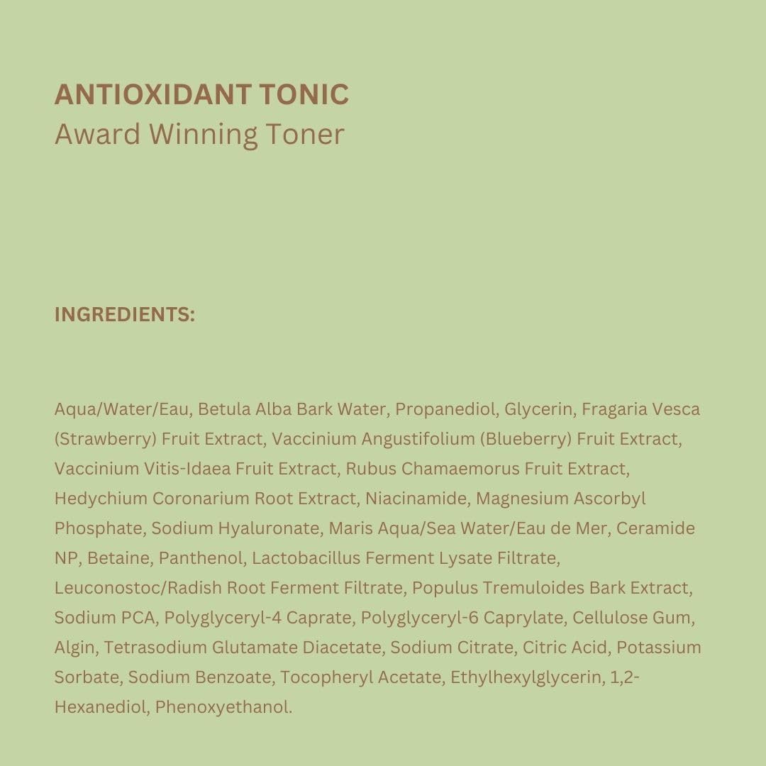 Pixi Antioxidant Tonic 250ml award-winning toner with fruit extracts