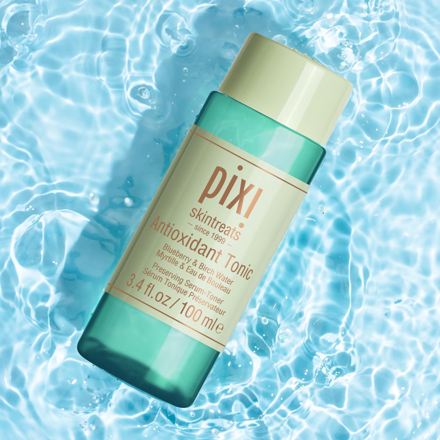Pixi Antioxidant Tonic green bottle 250ml skincare toner serum