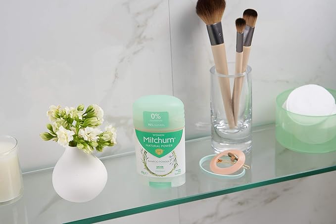 Mitchum Women Natural Deodorant Stick 40g green and white packaging