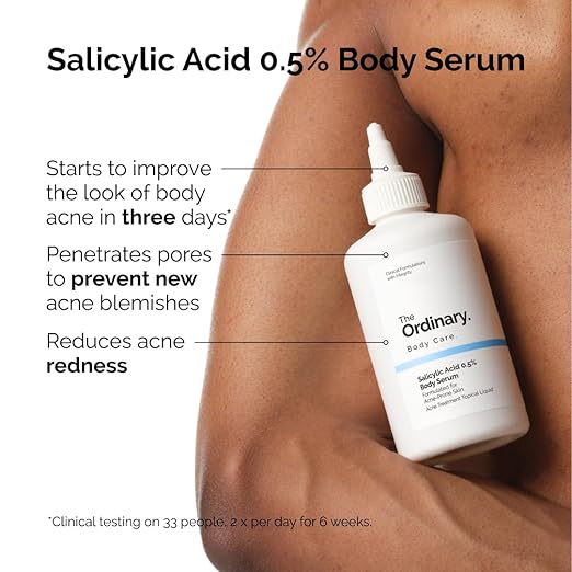 The Ordinary Salicylic Acid 0.5% Body Serum 240ml white pump bottle