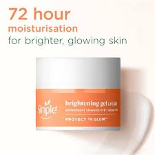 Simple Protect 'N' Glow Brightening Gel Face Cream 50ml moisturiser