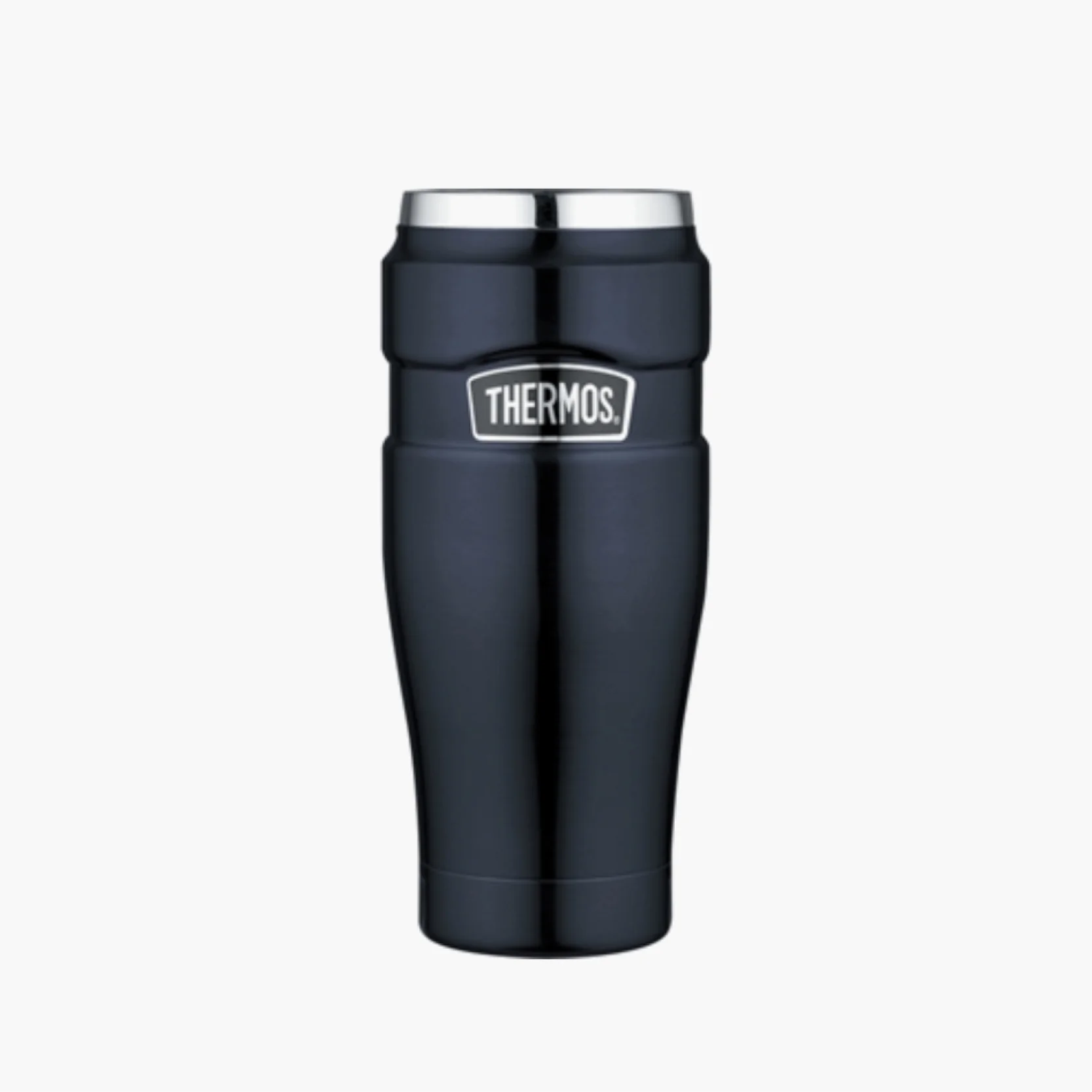 Thermos Stainless King 470ml insulated tumbler midnight blue with lid